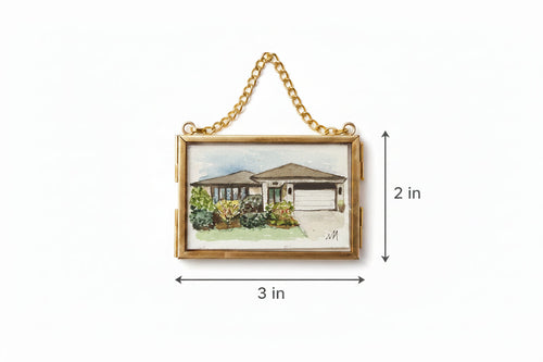 Framed Mini House Portrait