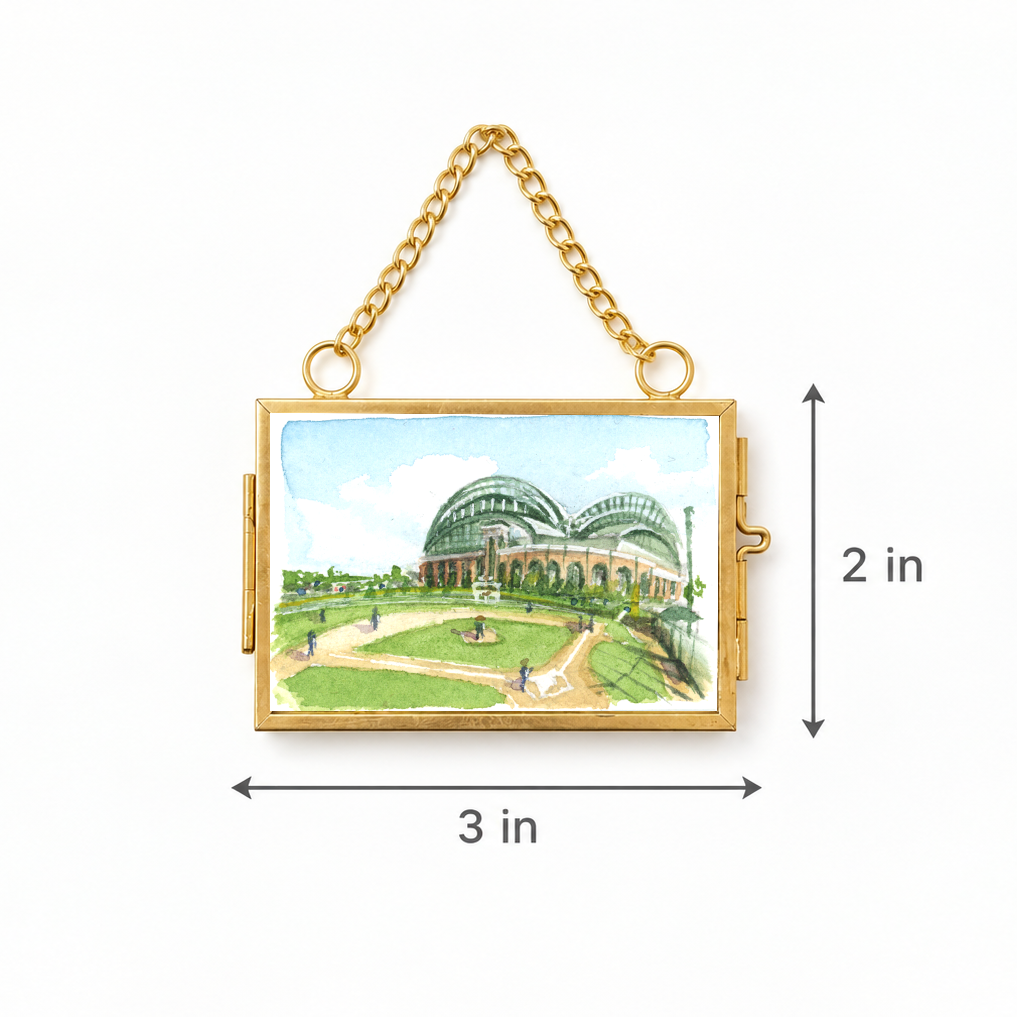 Mini Watercolor Print | Big League Dreams